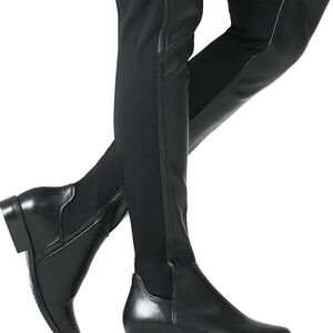 Black Women's Knee-High Boots